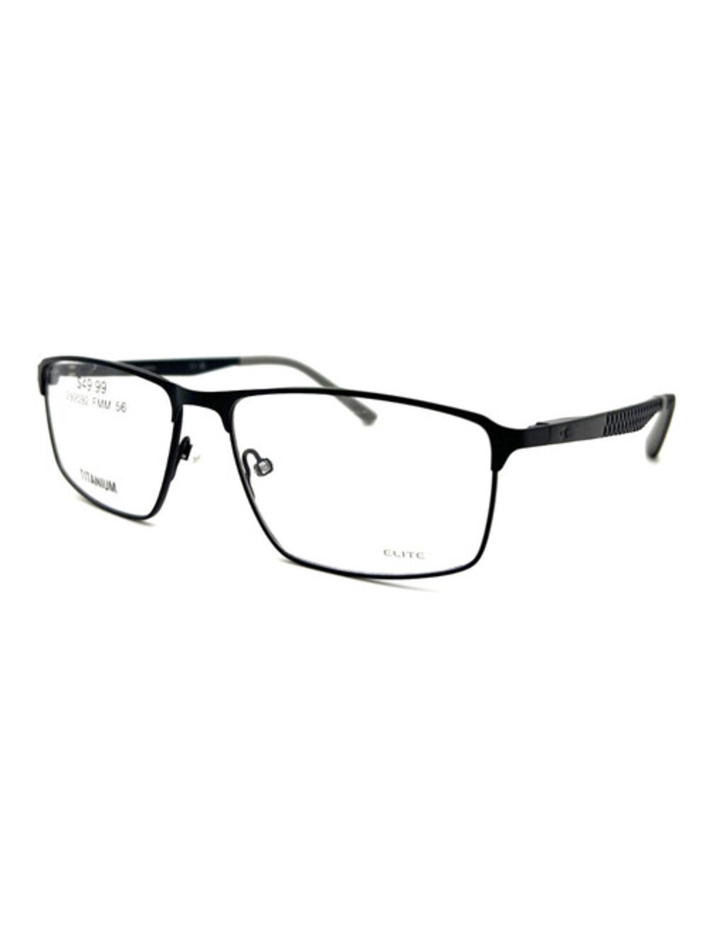 Champion CUFL1004 C02 Matte Black Rectangle Authentic Eyeglass Frames 56-15-140